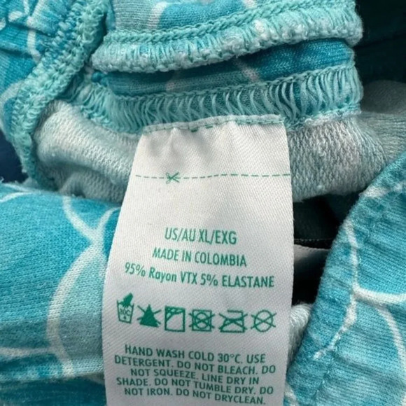 Disney Little Mermaid PJs Tank & Shorts Cruise Line Exclusive DCL L/XL Blue - Picture 4 of 9